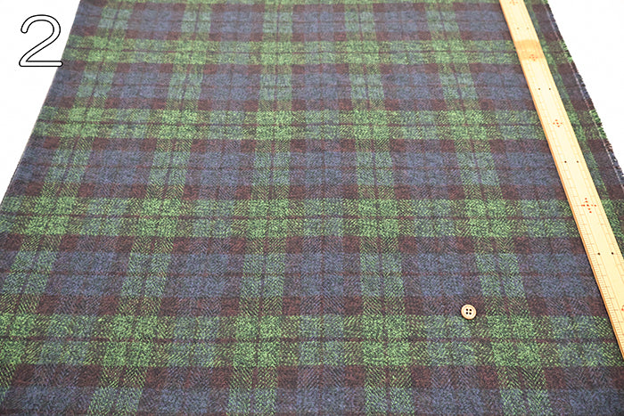 COTTON TWEED Fablic  Check