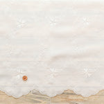 Polyester Café Curtain Fabric - Clover - Approx. 45cm Length - nomura tailor