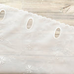 Polyester Café Curtain Fabric - Clover - Approx. 45cm Length - nomura tailor