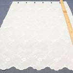 Polyester Café Curtain Fabric - Clover - Approx. 70cm Length - nomura tailor