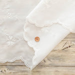 Polyester Café Curtain Fabric - Clover - Approx. 70cm Length - nomura tailor
