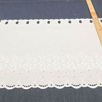 Polyester Café Curtain Fabric - Lily of the Valley - Approx.40cm length - nomura tailor