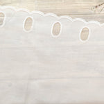 Polyester Café Curtain Fabric - Lily of the Valley - Approx.40cm length - nomura tailor
