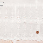 Cotton Loan Cafe Curtain Crystal Approximately 58cm Length - nomura tailor