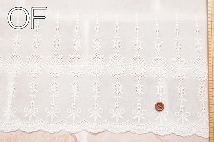 Cotton Loan Cafe Curtain Crystal Approximately 58cm Length - nomura tailor