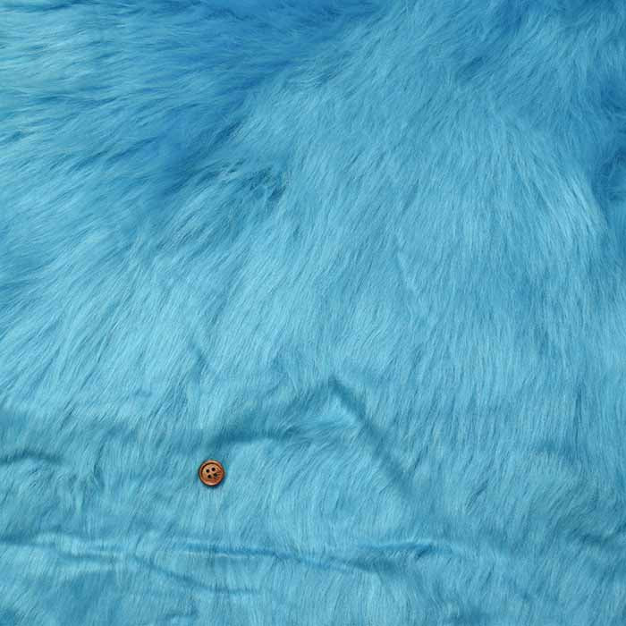 Bright fake fur fabric plain - nomura tailor