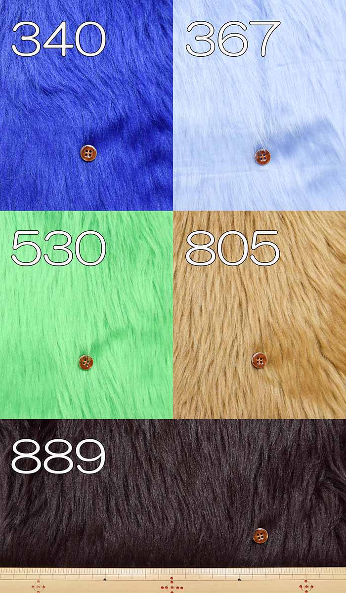 Bright fake fur fabric - nomura tailor