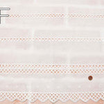 Cotton Loan Cafe Curtain Petit Flower Approximately 55cm Length - nomura tailor