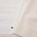 Cotton loan cafe curtain diamond roses about 60cm length - nomura tailor