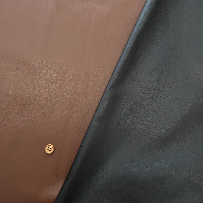 Stretch Leather Fabric - Plain - nomura tailor