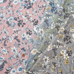 Silet processed cotton 80 loan print fabric flower - nomura tailor