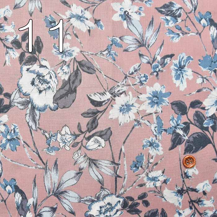 Silet processed cotton 80 loan print fabric flower - nomura tailor