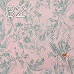 Silet processed cotton 80 loan print fabric bicolor flower - nomura tailor