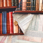 Cotton Sheeting Inkjet-printed Fabric  - ming swim - Bookshelf - nomura tailor