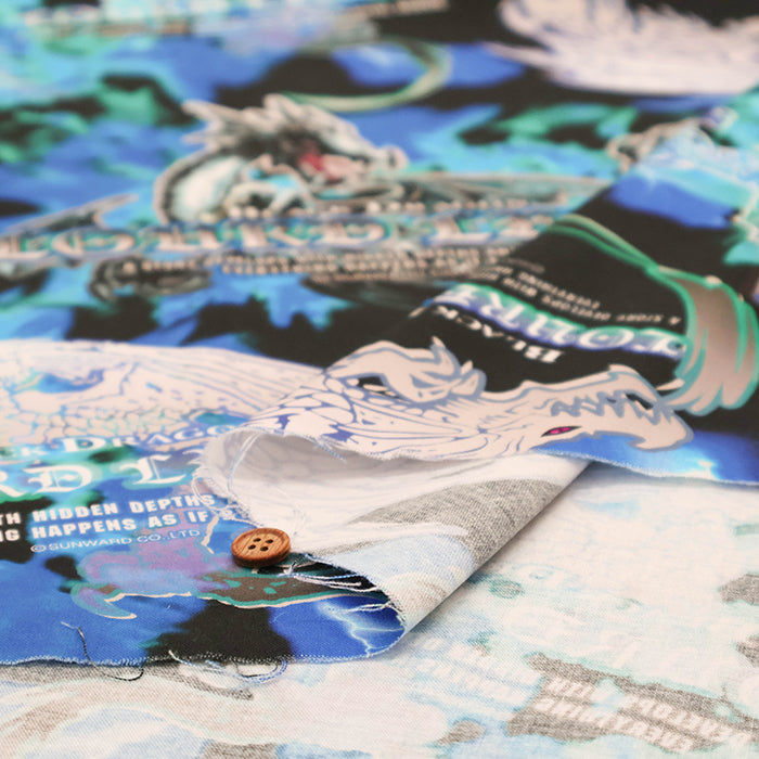 Made in China Cotton Muslin Inkjet-printed Fabric - Home Economics Dragon - nomura tailor