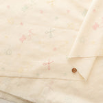 Petite Pique Cotton Cambric Embroidered Fabric Sewing - nomura tailor