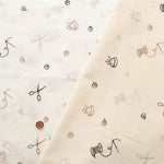 Petite Pique Cotton Cambric Embroidered Fabric Sewing - nomura tailor