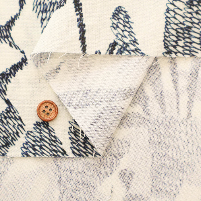 Cotton Print Fabric - uwaru Strange Succulent - nomura tailor