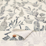 Cotton Print Fabric - uwaru Strange Succulent - nomura tailor