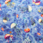 USA Cotton Printed Fabric WINDHAM FABRICS Jelly fish - nomura tailor
