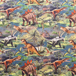 USA Cotton Printed Fabric TIMELESS TREASURES Dinosaur - nomura tailor