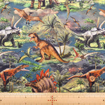 USA Cotton Printed Fabric TIMELESS TREASURES Dinosaur - nomura tailor