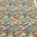 USA Cotton Printed Fabric TIMELESS TREASURES Dinosaur - nomura tailor