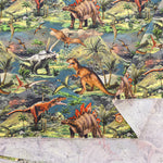 USA Cotton Printed Fabric TIMELESS TREASURES Dinosaur - nomura tailor