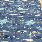 USA Cotton Printed Fabric WINDHAM FABRICS Creatures of the sea - nomura tailor