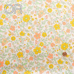 Cotton Broadcloth Fluorescent Printed Fabric - Flowers - nomura tailor