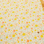 Cotton Broadcloth Fluorescent Printed Fabric - Flowers - nomura tailor