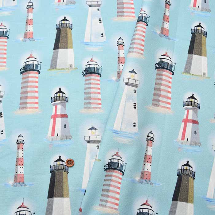 USA Cotton TIMELESS TREASURES Lighthouse - nomura tailor