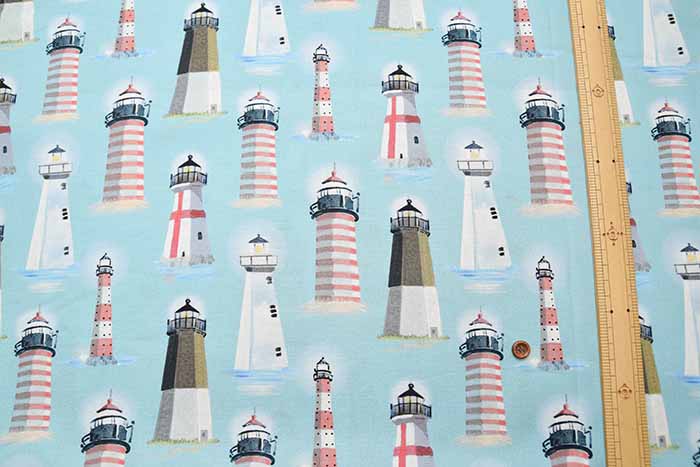 USA Cotton TIMELESS TREASURES Lighthouse - nomura tailor