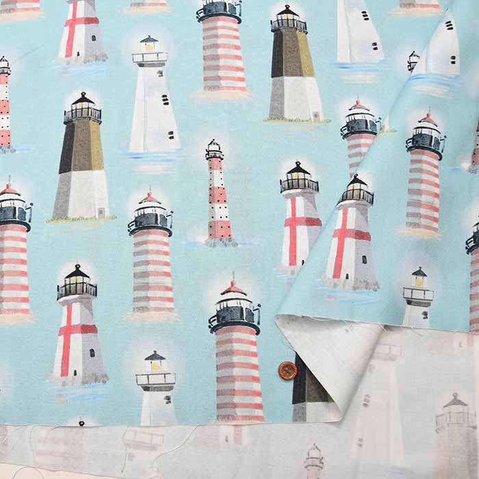 USA Cotton TIMELESS TREASURES Lighthouse - nomura tailor