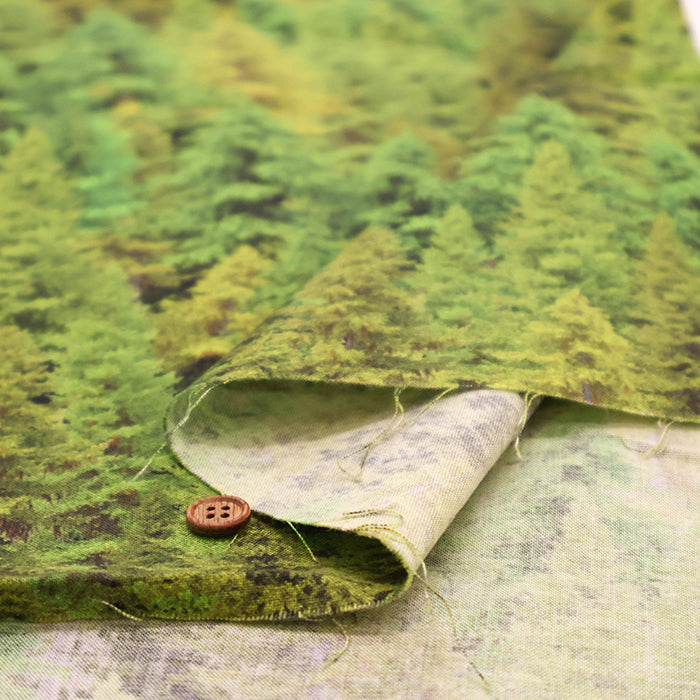 USA Cotton Printed Fabric - TIMELESS TREASURES　FOREST - nomura tailor