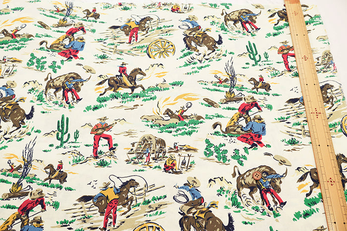 USA Cotton - Michael miller SONG COWBOY - nomura tailor