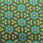 USA Cotton Printed Fabric - FREE SPIRIT Tie-dye Style Pattern - nomura tailor