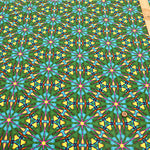 USA Cotton Printed Fabric - FREE SPIRIT Tie-dye Style Pattern - nomura tailor