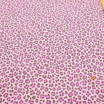 Neon Print Cotton Sharting Fabric - Leopard - nomura tailor