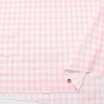 Cotton double gauze printed fabric Gingham - nomura tailor