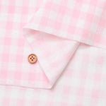 Cotton double gauze printed fabric Gingham - nomura tailor