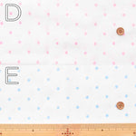 Cotton double gauze printed fabric Polka dots - nomura tailor