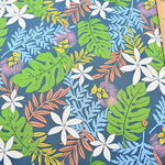 Cotton broadcloth printed fabric Hawaiian - nomura tailor