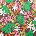 Cotton broadcloth printed fabric Hawaiian - nomura tailor