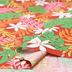 Cotton broadcloth printed fabric Hawaiian - nomura tailor