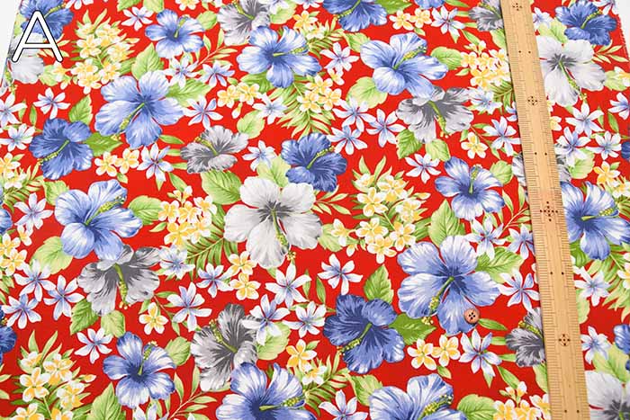 Cotton Broad Printed Fabric Hawaiian - nomura tailor