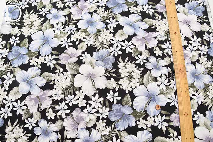 Cotton Broad Printed Fabric Hawaiian - nomura tailor