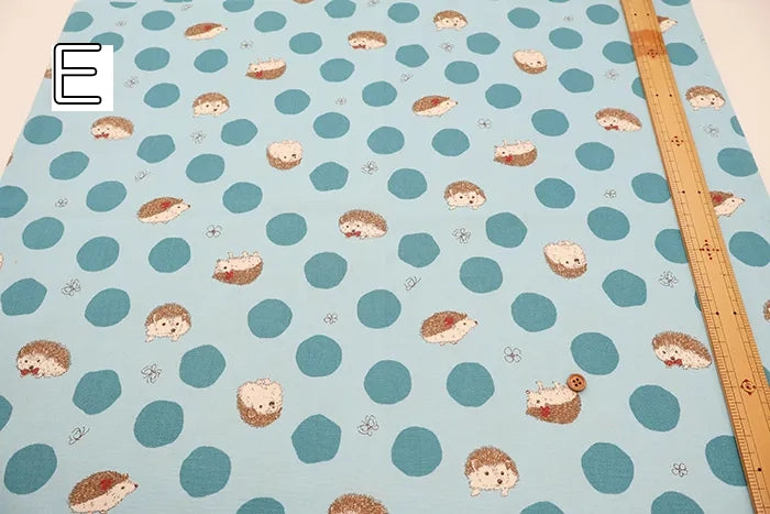 Cotton Oxford Fabric - Hedgehog - nomura tailor