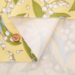 Cotton Oxford Printed Fabric - Lily of the Valley - nomura tailor