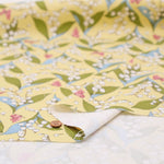 Cotton Oxford Printed Fabric - Lily of the Valley - nomura tailor